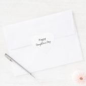 Sticker Cœur Joyeux jour de filles si.ple minimum ajouter le no (Enveloppe)