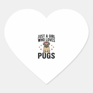 Sticker Cœur Juste une fille qui aime les T-shirts de conceptio