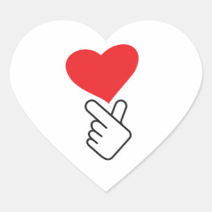Sticker Cœur k-pop