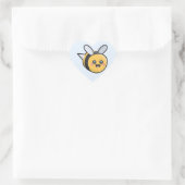 Sticker Cœur Kawaii Bee (Sac)