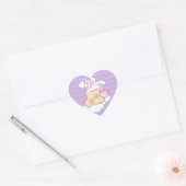 Sticker Cœur Kawaii Unicorn (Enveloppe)