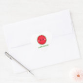 Sticker Cœur Kawaii Watermelon (Enveloppe)
