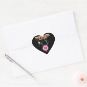 Sticker Cœur KINDNESS - Passez-Le Sur Starburst Heart (Enveloppe)