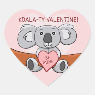 Sticker Cœur Koala Koality Be Mine Valence
