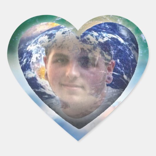 Sticker Cœur kyle dans le coeur (Devant)