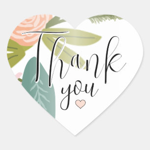 Sticker Cœur La faune et la flore