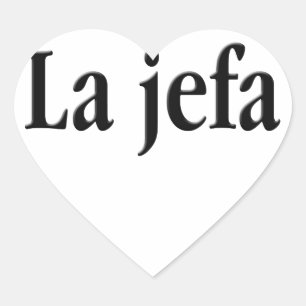 Sticker Cœur La jefa