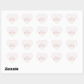 Sticker Cœur La Saint-Valentin de février  (Feuille)