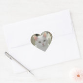 Sticker Cœur La Véritable Jolie Princesse Chat (Enveloppe)