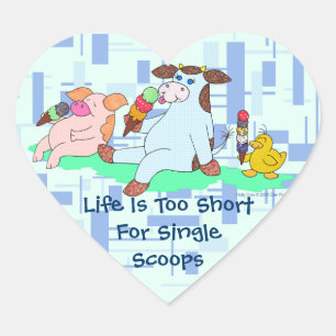 Sticker Cœur La Vie Est Trop Courte Pour Les Écossais Individue
