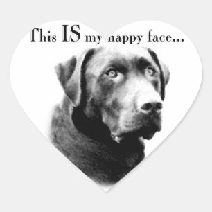 Sticker Cœur Lab Happy Face