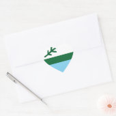 Sticker Cœur labrador (Enveloppe)