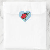 Sticker Cœur Ladybug à la soif (Sac)