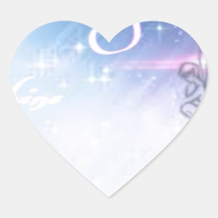 Sticker Cœur laissez briller votre lumière