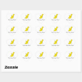 Sticker Cœur Lancer le poussin (Feuille)