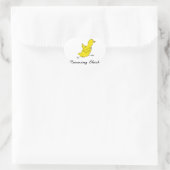 Sticker Cœur Lancer le poussin (Sac)