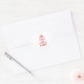 Sticker Cœur Lapin (Enveloppe)