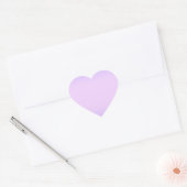 Sticker Coeur Lavande Rose (Enveloppe)