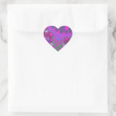 Sticker Cœur Lavande rose (Sac)