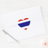 Sticker Cœur Le drapeau de la Thaïlande (Enveloppe)