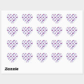 Sticker Cœur Le Motif papillon (Feuille)