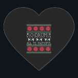 Sticker Cœur Le poison de Bass Drum Dreck Christmas<br><div class="desc">Le poison de Bass Drum Dreck Christmas</div>