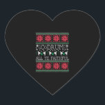 Sticker Cœur Le poison de Bass Drum Dreck Christmas<br><div class="desc">Le poison de Bass Drum Dreck Christmas</div>