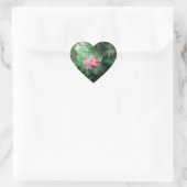 Sticker Cœur LE rose vert SWING (Sac)