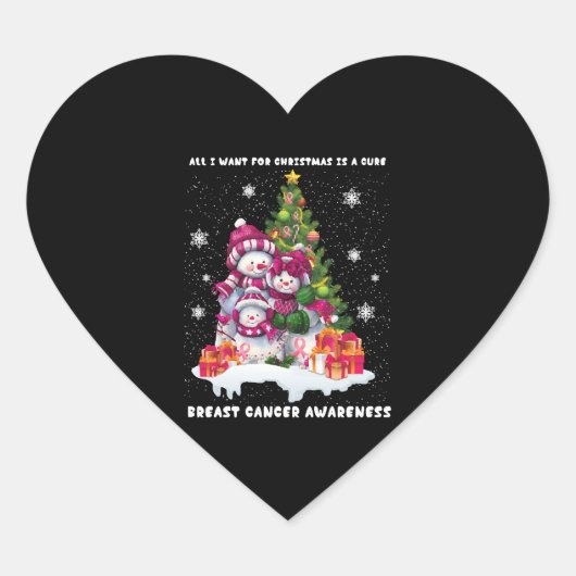 Sticker Cœur Le Tree de Noël (Devant)