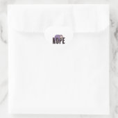 STICKER CŒUR LENT DU NOPE (Sac)
