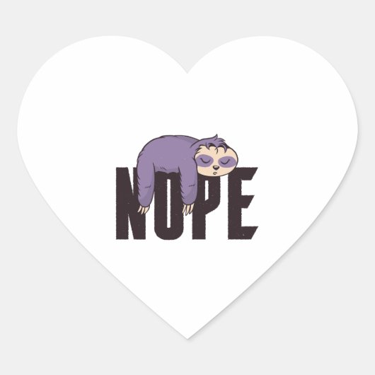 STICKER CŒUR LENT DU NOPE (Devant)