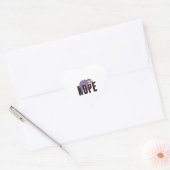 STICKER CŒUR LENT DU NOPE (Enveloppe)