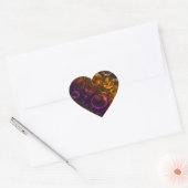Sticker Cœur Lentilles multicolores (Enveloppe)