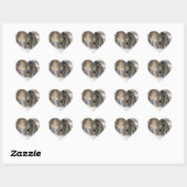 Sticker Cœur Leopard (Feuille)
