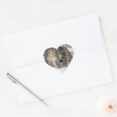 Sticker Cœur Leopard (Enveloppe)
