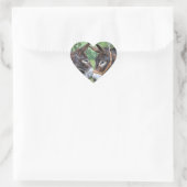 Sticker Cœur Les ânes amoureux (Sac)