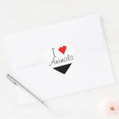Sticker Cœur Les animaux du coeur (Enveloppe)