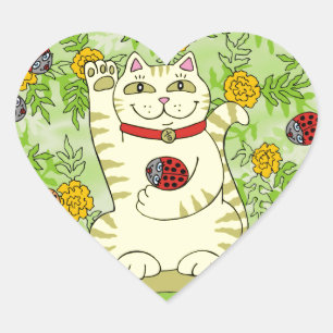 Sticker Cœur Les Marigolds Are Lucky Today !