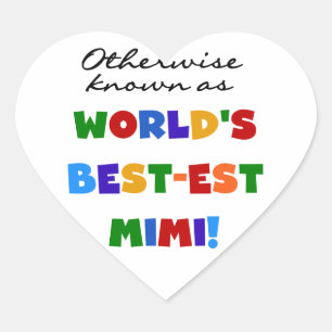 Sticker Cœur Les plus beaux maillots de couleur vive du monde