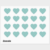 STICKER CŒUR LETTRE MICRO ARGENT P (Feuille)