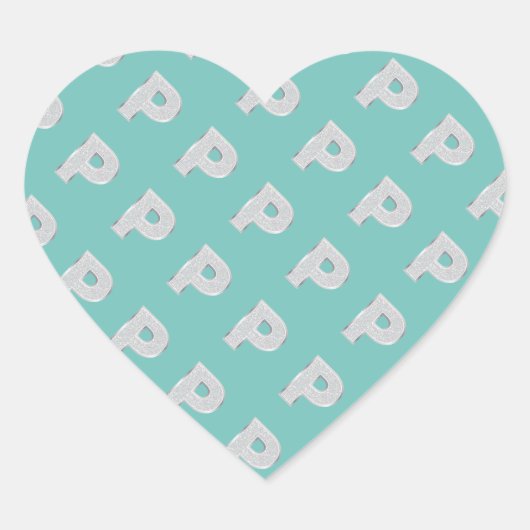 STICKER CŒUR LETTRE MICRO ARGENT P (Devant)