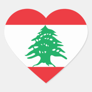 Sticker Cœur liban