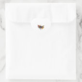 Sticker Cœur libellule (Sac)