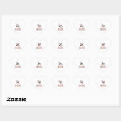 Sticker Cœur libellule (Feuille)
