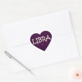 Sticker Cœur Libra zodiac (Enveloppe)
