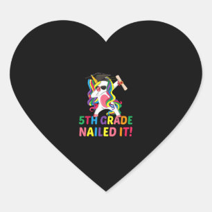 Sticker Cœur Licorne Dabbing Tshirt Filles Garçons 5e année Dip