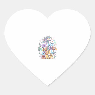 Sticker Cœur Licorne Dans Mon Ère Magical Girl Kawaii Autocolla