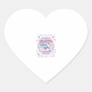 Sticker Cœur Licorne Llamacorne Fiesta T-shirt Graphique ludiqu