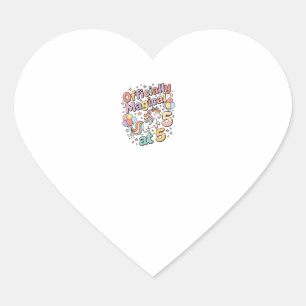 Sticker Cœur Licorne officiellement magique à 5 conceptions bla