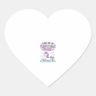 Sticker Cœur Licorne Trouvez-moi en Licorne Pose Impression Prê